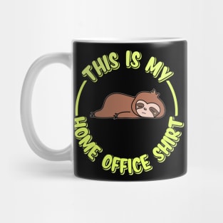 Funny Home Office Sloth Mug